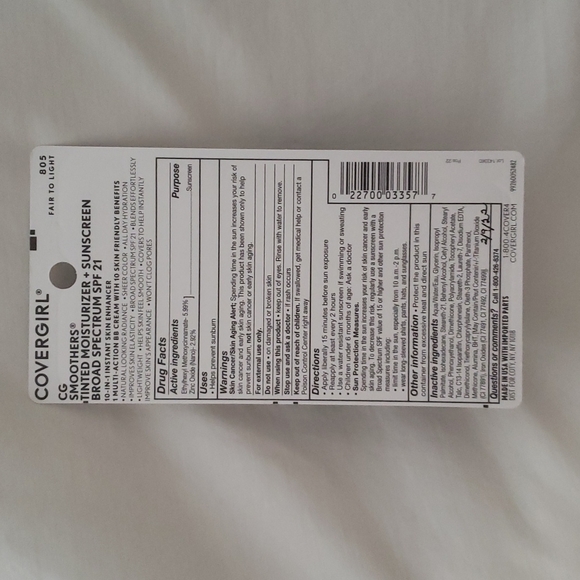 Cover Girl CG Smoothers BB Cream - NWT - 1 Tube - New/Sealed - Picture 2 of 3